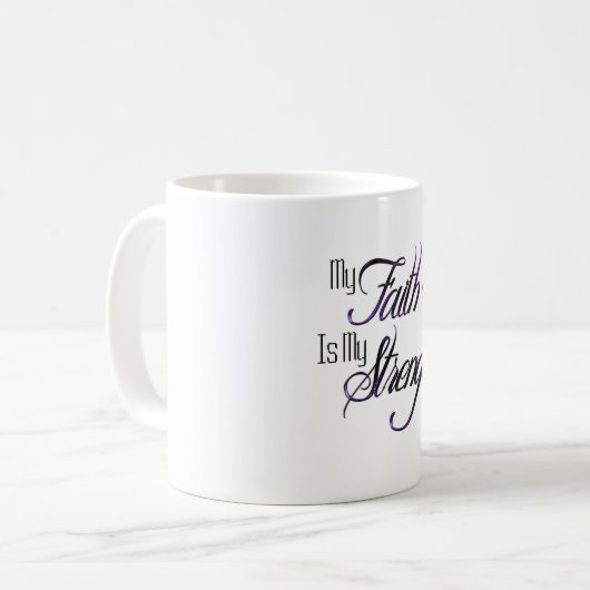 Mein Glaube Kaffeetasse (Vorderseite Links)