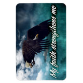 "Mein Glaube stärkt mich" Motivation Affirmation Magnet (Vertikal)