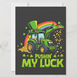 Mein Glück auf St. Patrick's Day mit lustigem Bagg Feiertagskarte