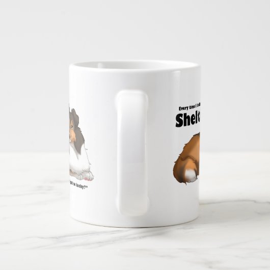 Mein Glück Jumbo-Tasse (Rückseite)