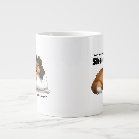 Mein Glück Jumbo-Tasse (Vorderseite)