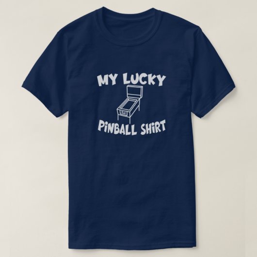 Mein Glück Pinball-Shirt T-Shirt (Design vorne)