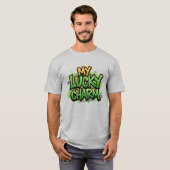 Mein glücklicher Charm St. Patrick's Day T-Shirt (Vorne ganz)
