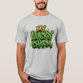 Mein glücklicher Charm St. Patrick's Day T-Shirt (Vorderseite)