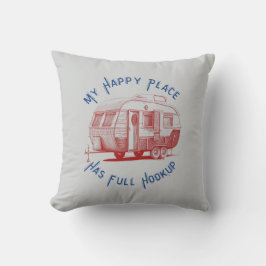 Mein glücklicher Ort hat ein vollwertiges Kissen