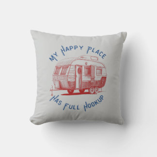 Mein glücklicher Ort hat ein vollwertiges Kissen