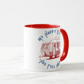 Mein glücklicher Ort hat eine Kaffee-Tasse Tasse (VorderseiteRechts)