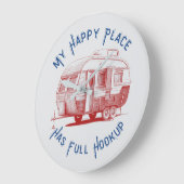 Mein glücklicher Ort hat eine vollständige Uhr (Winkel)