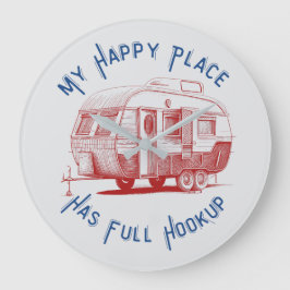 Mein glücklicher Ort hat eine vollständige Uhr