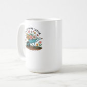 Mein glücklicher Ort Kaffeetasse (Vorderseite Links)