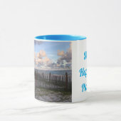 Mein glücklicher Ort SGI Blue Handle Tasse (Zentrum)