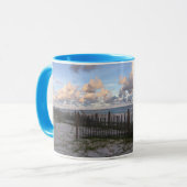 Mein glücklicher Ort SGI Blue Handle Tasse (Vorderseite Links)