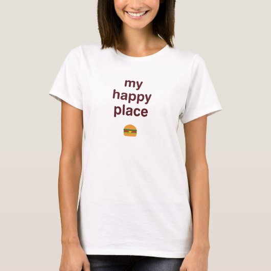 Mein glücklicher Ort T-Shirt (Vorderseite)