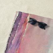 Mein glücklicher Place Beach Pastel Sunset Beach H Strandtuch (Beispiel)