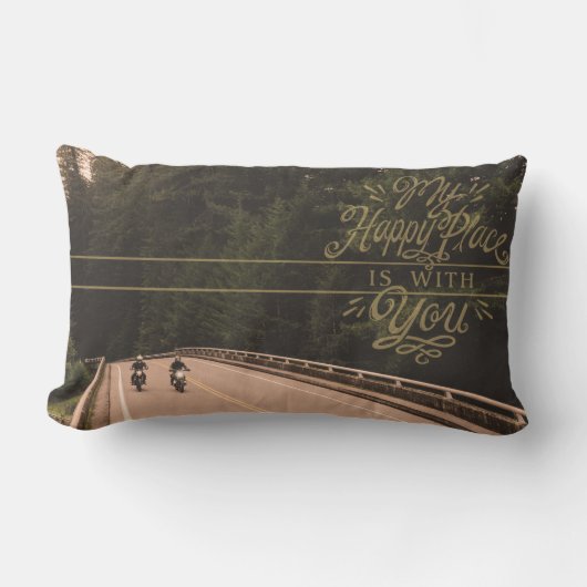 Mein glücklicher Platz - 6 Lendenkissen (Vorderseite)