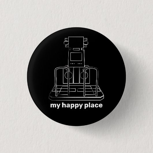 Mein glücklicher Platz Button (Vorderseite)