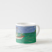 Mein glücklicher Platz Espressotasse (Vorderseite Rechts)