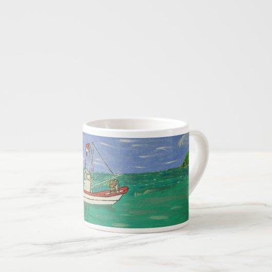 Mein glücklicher Platz Espressotasse (Vorderseite Rechts)