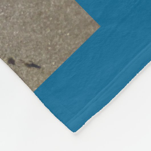 Mein glücklicher Platz Fleecedecke (Ecke)