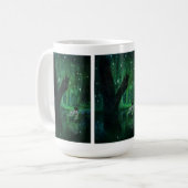 "Mein glücklicher Platz-" Tasse (Vorderseite Links)