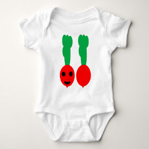 Mein glücklicher Radieschen Baby Strampler