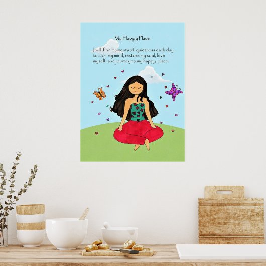 Mein glückliches Plakat (Küche)