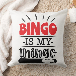 Mein Glücks-Bingo-Wurfkissen Kissen