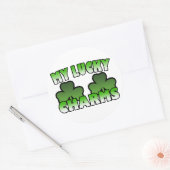 Mein Glücksbringer Runder Aufkleber (Umschlag)