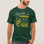 MEIN GLÜCKSHEMD FÜR'S FISCHEN T-Shirt (Vorderseite)