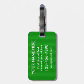 Mein Goal Lacrosse Goalie Zitat Gepäckmarke Gepäckanhänger (Rückseite vertikal)