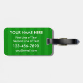 Mein Goal Lacrosse Goalie Zitat Gepäckmarke Gepäckanhänger (Rückseite horizontal)