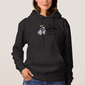 Mein Golden denkt, ich bin cool Hund 1 Hoodie