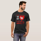 Mein Goldendoodle ist mein Valentiner Funny Golden T-Shirt (Vorne ganz)