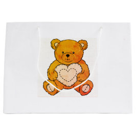 Mein goldener Pflegebär Große Geschenktüte