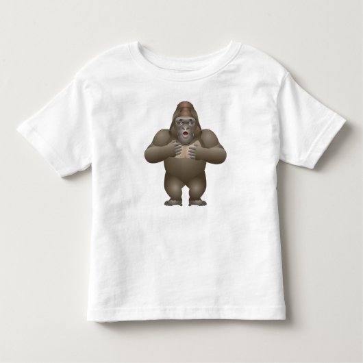 Mein Gorilla Kleinkind T-shirt (Vorderseite)
