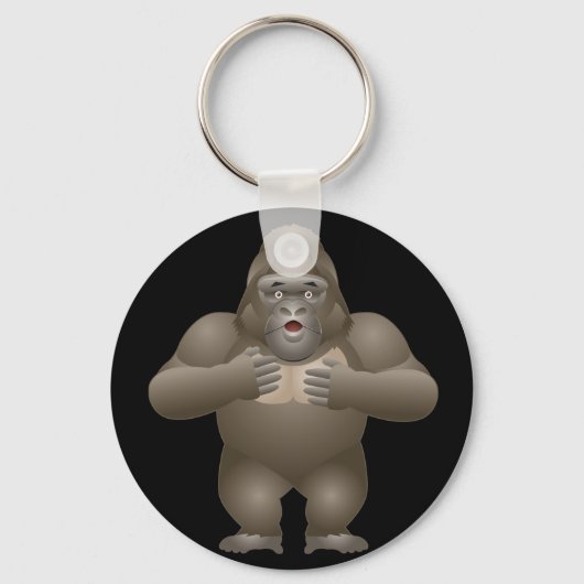 Mein Gorilla Schlüsselanhänger (Vorderseite)