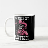 Mein Got Autismus Funny Skeleton Meme Autistic Kaffeetasse (Links)