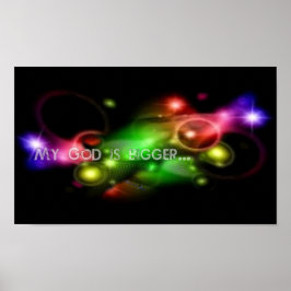 Mein Gott ist ein größeres Poster