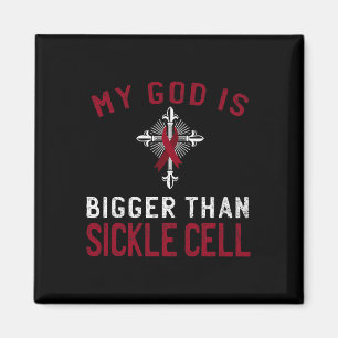 Mein Gott ist größer als die Sichelzellanerkennung Magnet