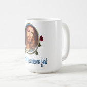 Mein Gott ist phantastischer Gott Kaffeetasse (VorderseiteRechts)