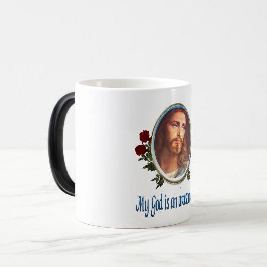 Mein Gott ist phantastischer Gott Verwandlungstasse (Vorderseite Links)