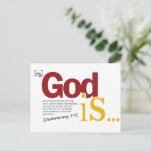 Mein Gott ist Postkarte (Stehend Vorderseite)