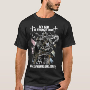 Mein Gott ist stärker als angeborene Zwerchfellher T-Shirt