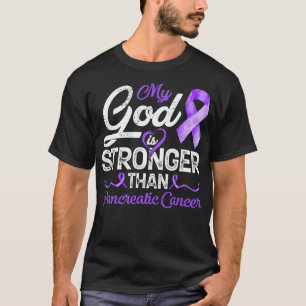 Mein Gott ist stärker als Bauchspeicheldrüsenkrebs T-Shirt
