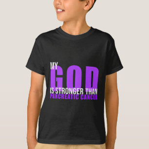 Mein Gott ist stärker als Bauchspeicheldrüsenkrebs T-Shirt
