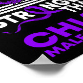 Mein Gott ist stärker als Chiari-Malformation Poster (Ecke)