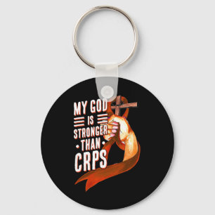 Mein Gott ist stärker als Crps Awareness Month Ora Schlüsselanhänger