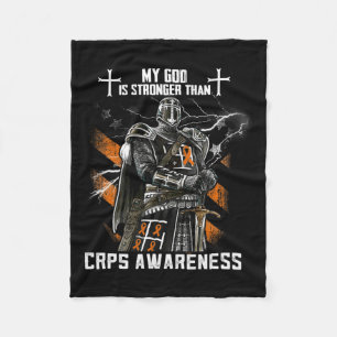 Mein Gott ist stärker als Crps-Bewusstsein Fleecedecke