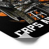 Mein Gott ist stärker als Crps-Bewusstsein Poster (Ecke)