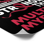 Mein Gott ist stärker als das Bewusstsein des Mult Poster (Ecke)